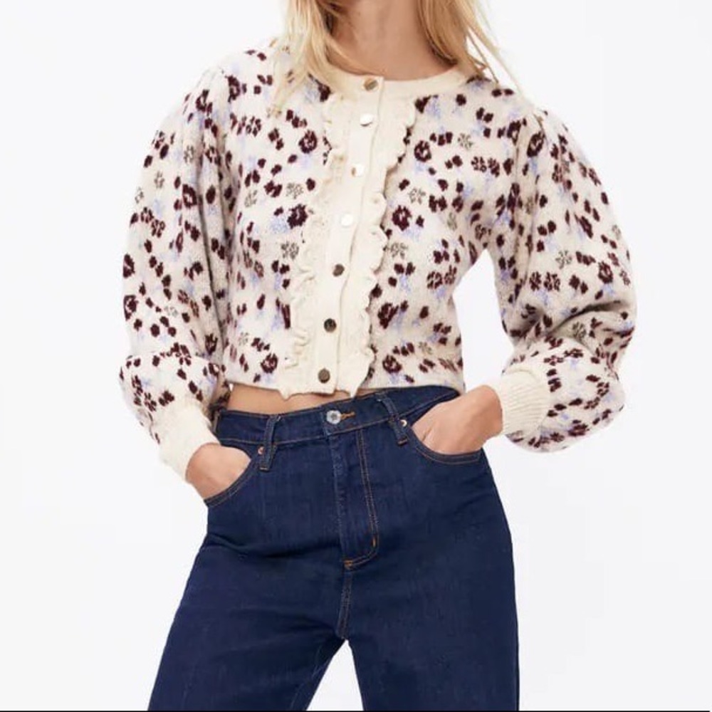 Knot Jacquard jacket from ZARA.